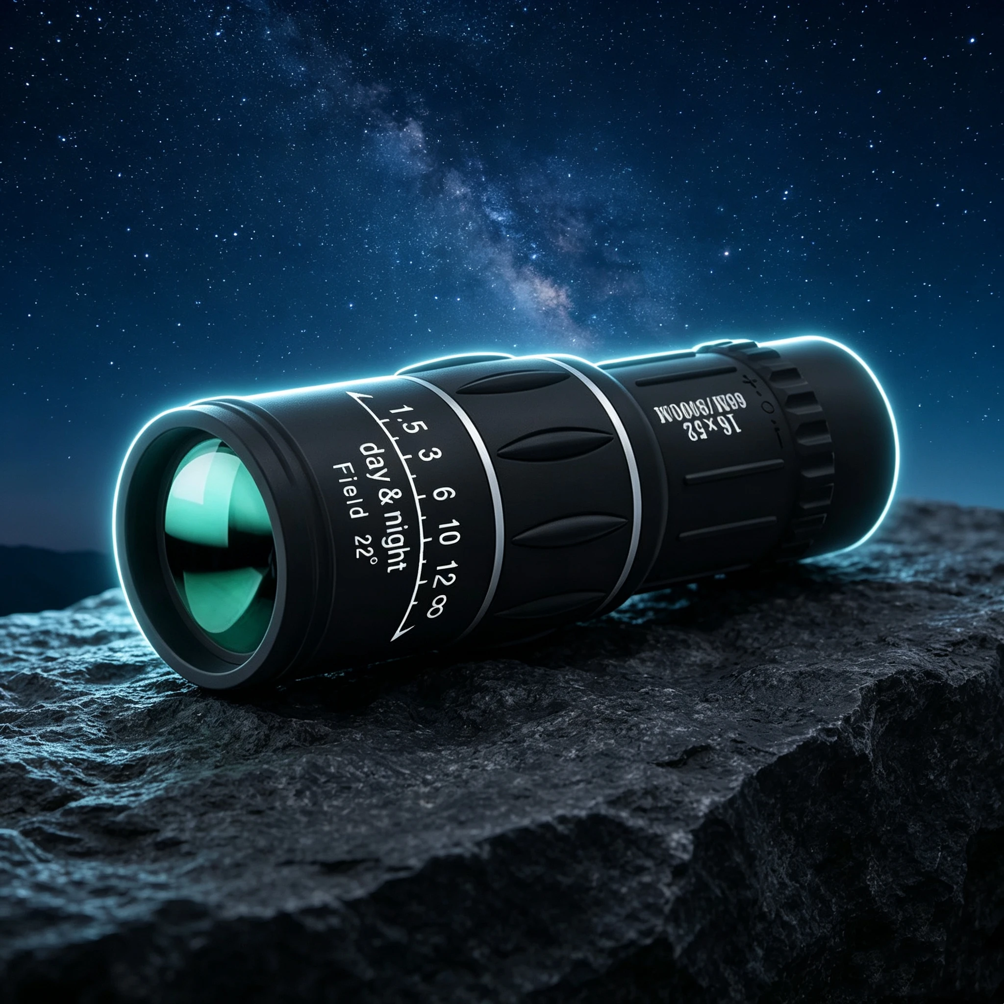 16x52 Monocular Telescope High-Power Dual Focus Optical Zoom for Enhanced Viewing Long-Range Spyglass for Adventure Birthday Gif