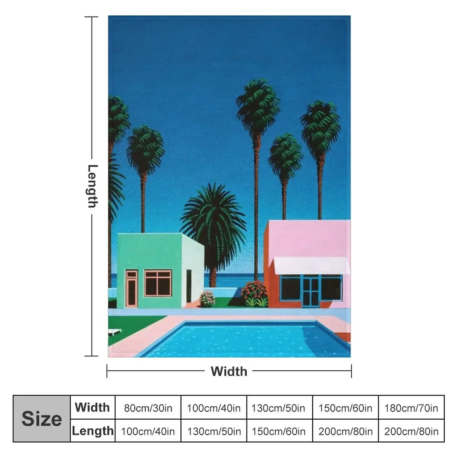 Hiroshi Nagai Vaporwave Throw Blanket Stuffeds Hair Softest Vintage Blankets