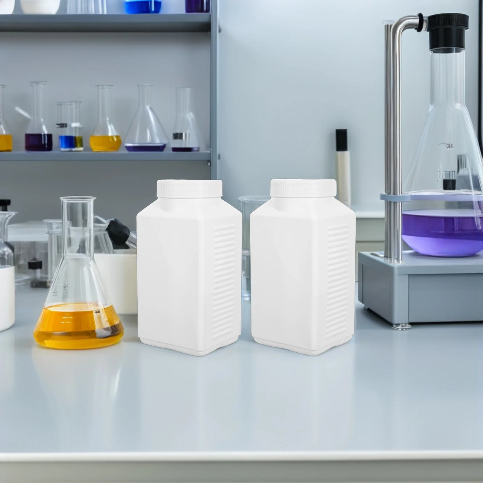 

6 Pcs Laboratory Reagent Bottle Plastic Bottles for Storage Liquid Containers Sample Vial