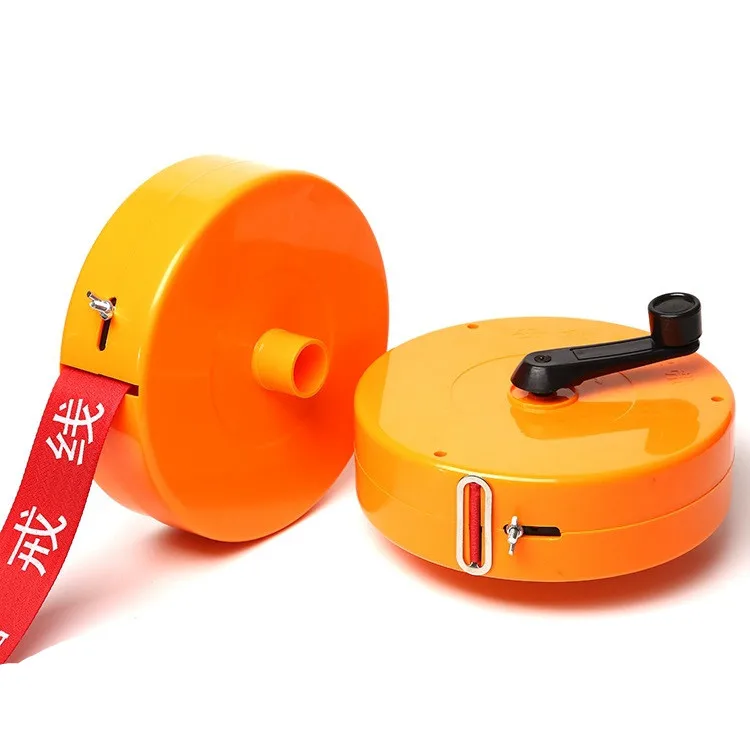 Thickened Electric Power Traffic Safety Warning Tape Construction Warning Tape Box Type Warning Line 50 Meter Isolation Tape