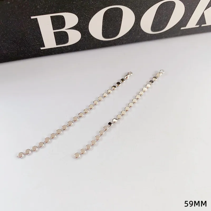 10pcs Handmade Silver Color Earrings Pendnat Chain Earrings Jewelry Connectors for Diy Jewelry Making Findings Earrings Making