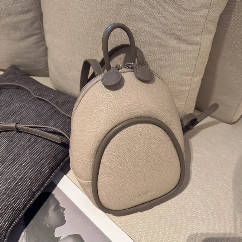 

1pc High-end Backpack for Women Korean Style Versatile Fashionable and Niche Backpack Simple Travel Schoolbag and Small Bag