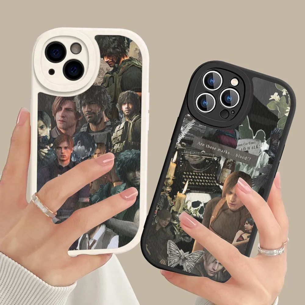 Video Game Resident Evil Phone Case Hard Leather For iPhone 14 13 12 Mini 11 14 Pro Max Xs X Xr 7 8 Plus Fundas