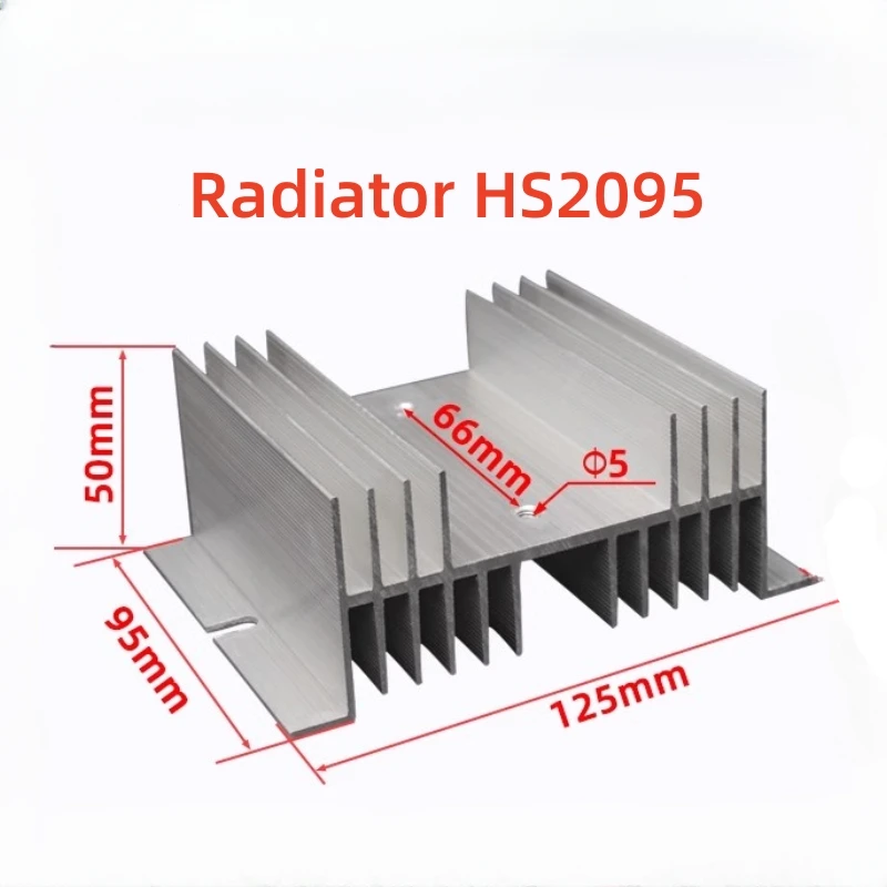 Aluminum Heat Sink Radiator HS2095 Radiator W95 For Single Phase three-phase rectifier bridge MDS MDQ10-150A