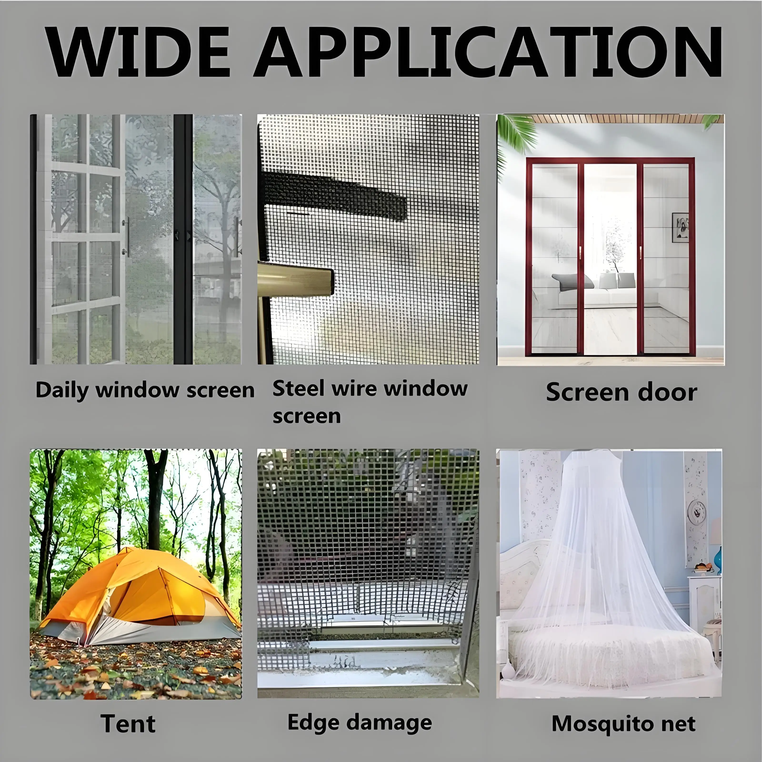 Screen Window Repair Patch Tape Mosquito Net Fixing Sticker Magic Mesh Patch Strip Home Use Leakproof Mending Tape image 3