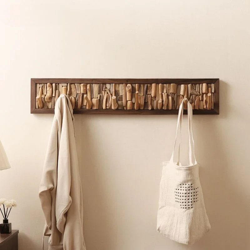 

wooden Wall Coat racks Storage organizer cheap Modular clothes hangers entrance hall Shelf Hallway Hanger nordic furnitures