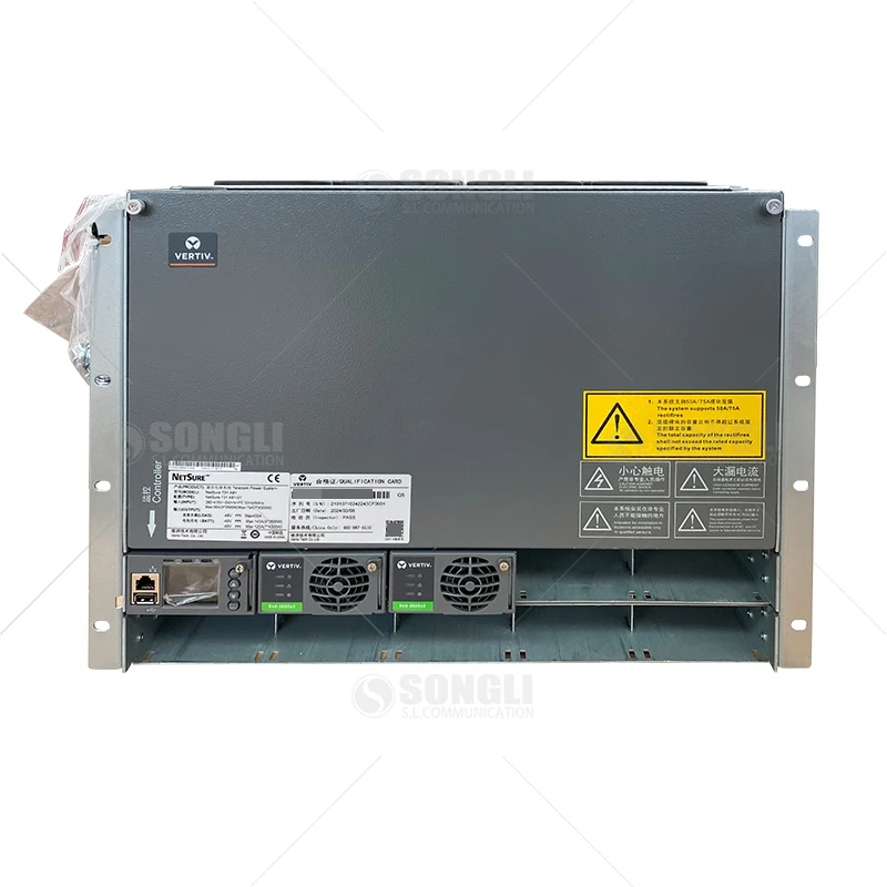 

Emerson Vertiv Embedded Power Supply System Netsure 731 A91S1 8U Power System 540A With R48-3500e3 Rectifier Module