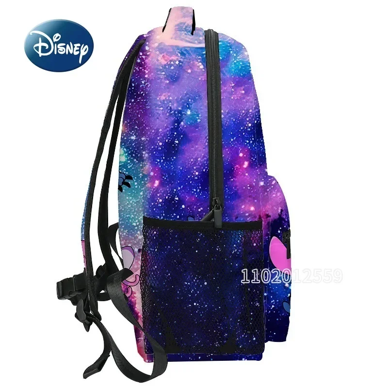 Новый детский школьный портфель Disney Stitch, детский рюкзак с мультяшным рисунком, вместительный рюкзак для начальной школы, детский рюкзак