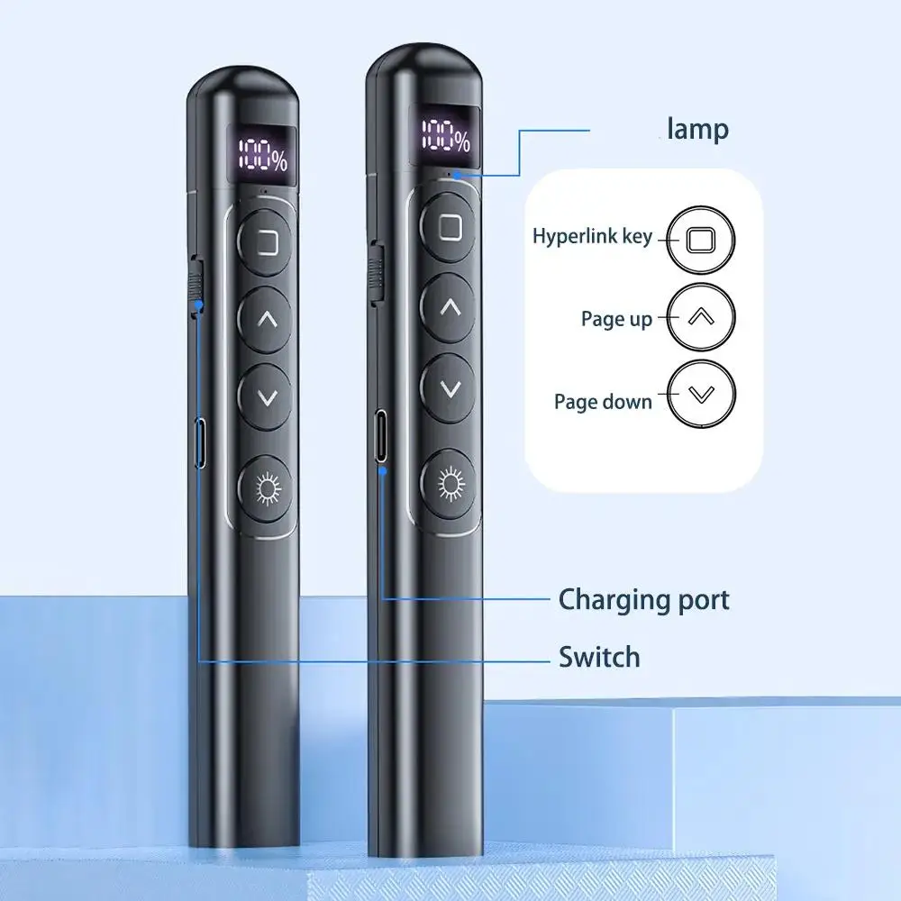 Wireless Presenter PPT Page Turner USB Laser Pointer Infrared Remote Control Presenter Pen For Projector Powerpoint Slide