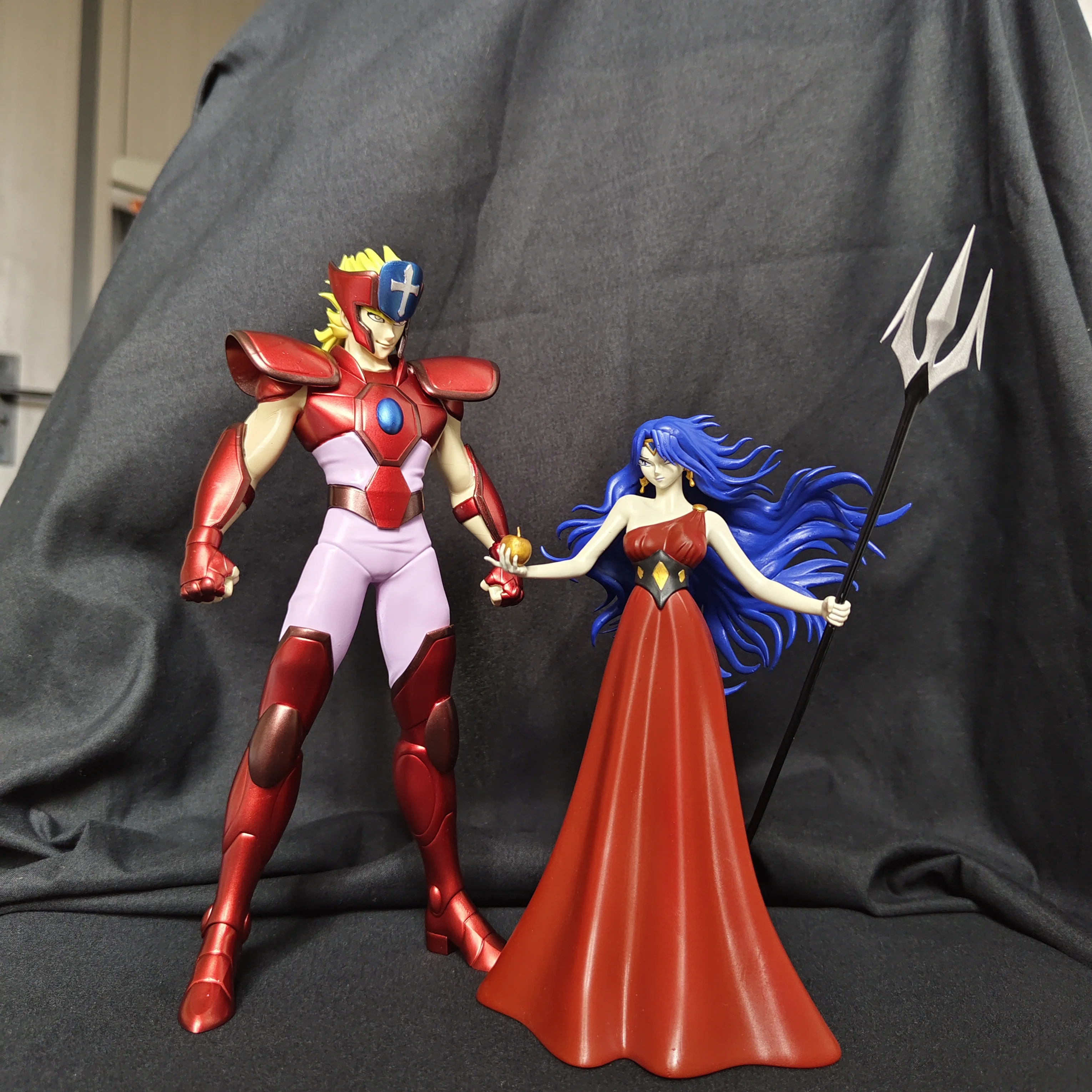 Figuras de Saint Seiya: Eris, el dios malvado y no muertos, Saint Orion Jaguar, Cristo de Crux, modelos de resina de Cruz del Sur
