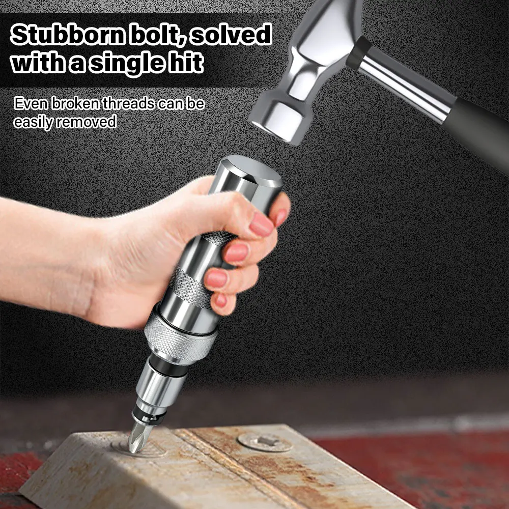Professional Manual Screwdriver Household Cordless Screwdriver 7/13PCS DIY Impact Screwdriver Kit Nut Strike Impact Driver Tools