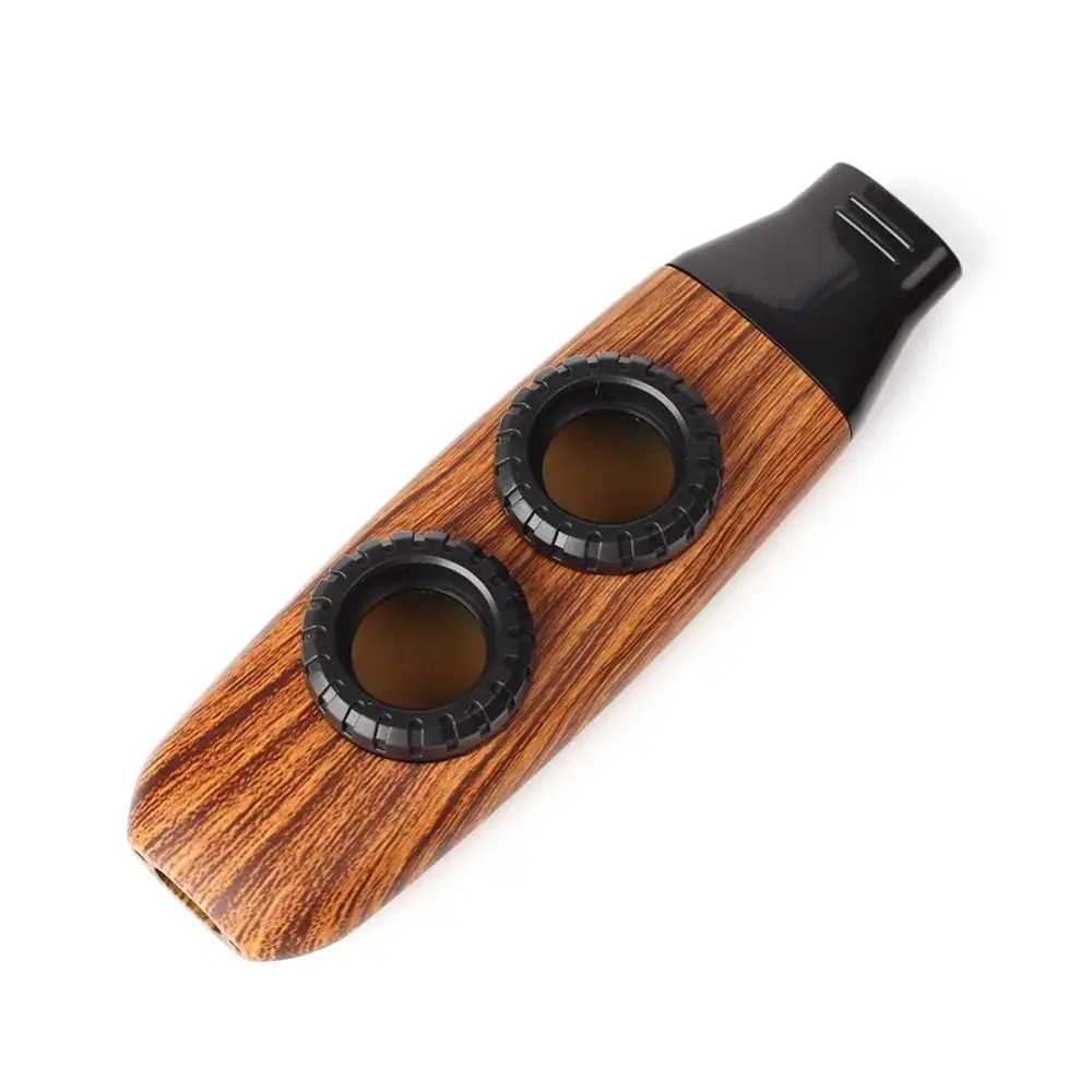 Double Hole Design Kazoo Instrument Wear-resistant Multi Colors Colored Kazoos Double Film Portable ABS Kazoo Instrument