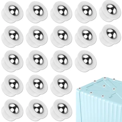 20Pcs 360° Rotatable Caster Wheel Mini Ball Transfer Bearing Swivel Wheel Sturdy Table Conveyor Roller Caster for Transmission