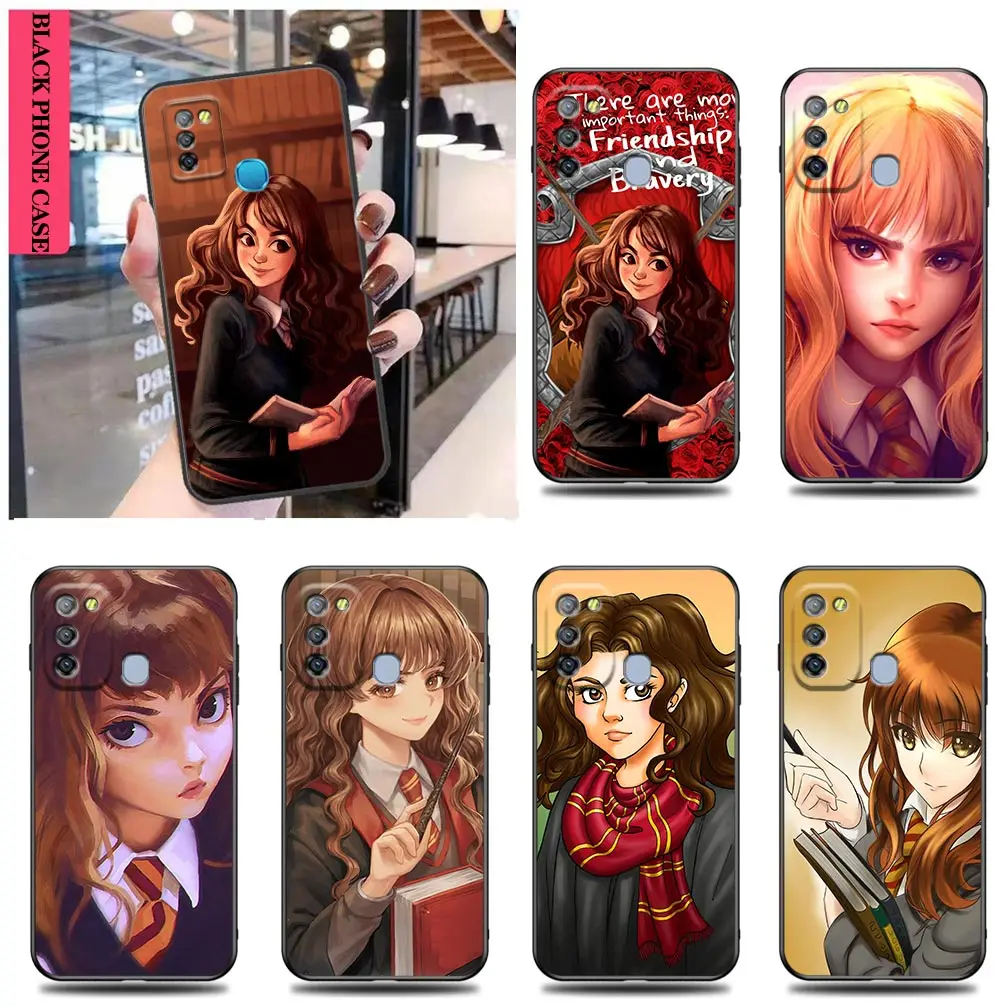 Anime H-Hermione-L-Luna Phone Case For Infinix CAMON 19 16 ZERO 30 X NEO 20 8 POVA 5 4 2 NOTE 30 12 G96 11 10 8 Case Funda Shell