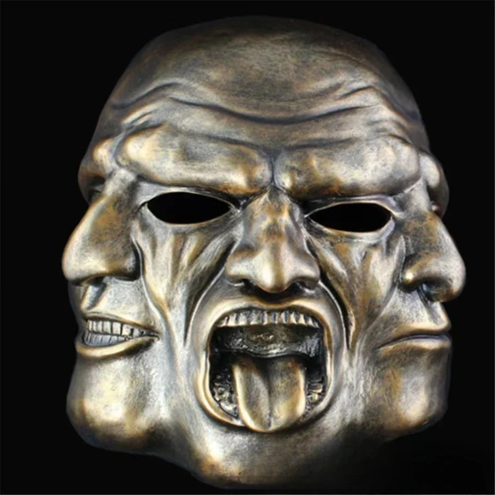 Three-faced Mask Payday 2payday Resin Mask Cos Halloween Horror Cosplay Props