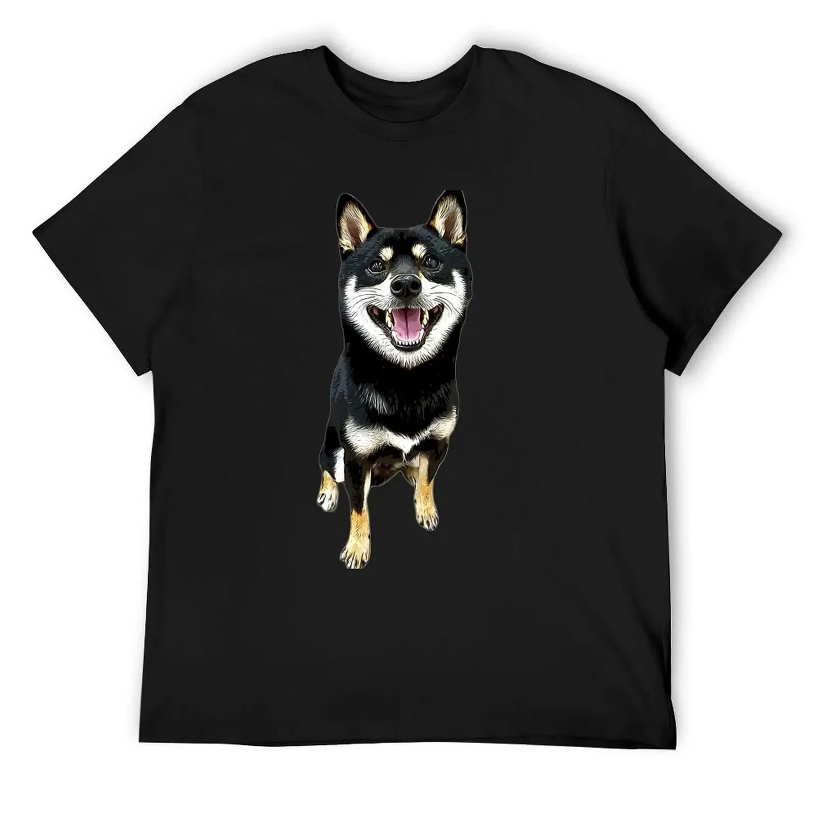 

Shiba Inu Black and Tan T-Shirt fashion shirts valentines boutique clothes anime baggy shirts big and tall t shirts for men