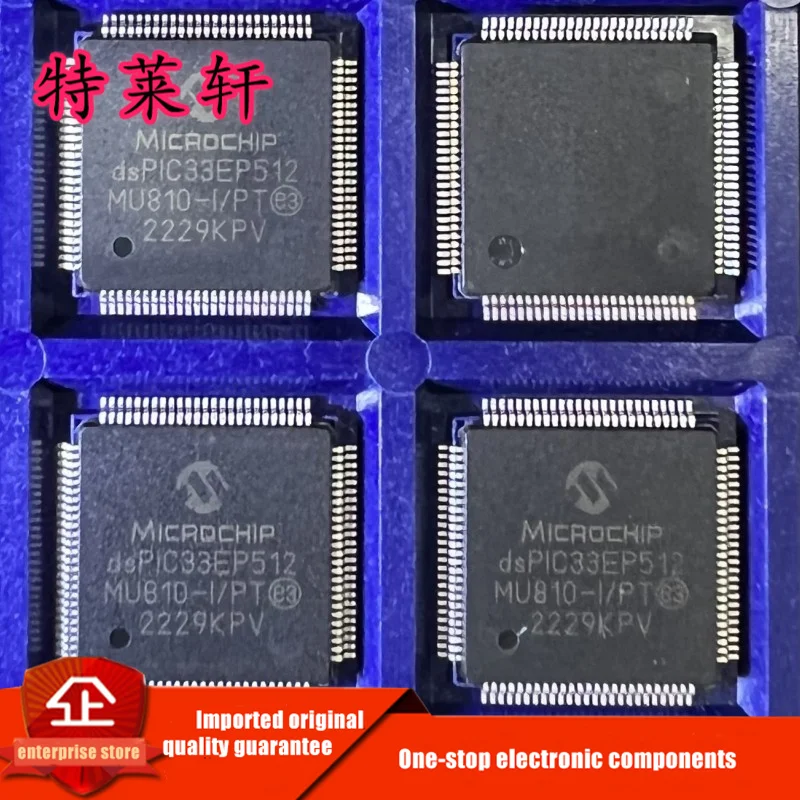 

New Original DSPIC33EP512MU810-I/PT DSPIC33EP512MU810T-I/PT PIC33EP512MU810-I/PT DSPIC33EP512 TQFP100 Microcontroller Chipset