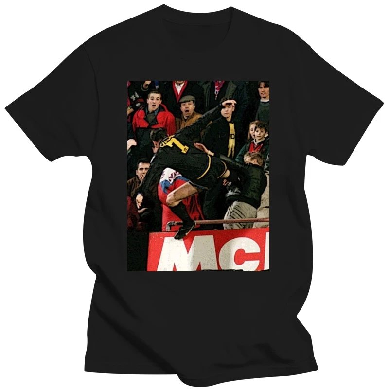 Men tshirt eric cantona kung fu print Unisex T Shirt women T-Shirt tees top