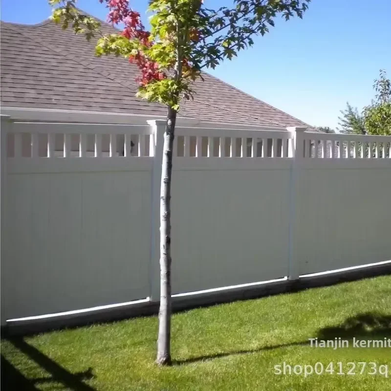 American Quality Assurance Garden Fence End Post Corner Post Line Gate Post Square PVC Material UPVC (Vinyl)