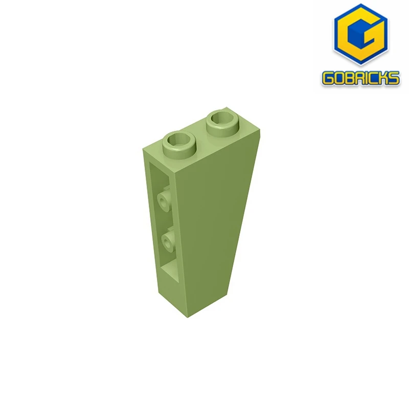 Gobricks GDS-864 Pendiente, Invertido 75 2 x 1 x 3 compatible con 2449 bloques de construcción educativos DIY para niños técnicos