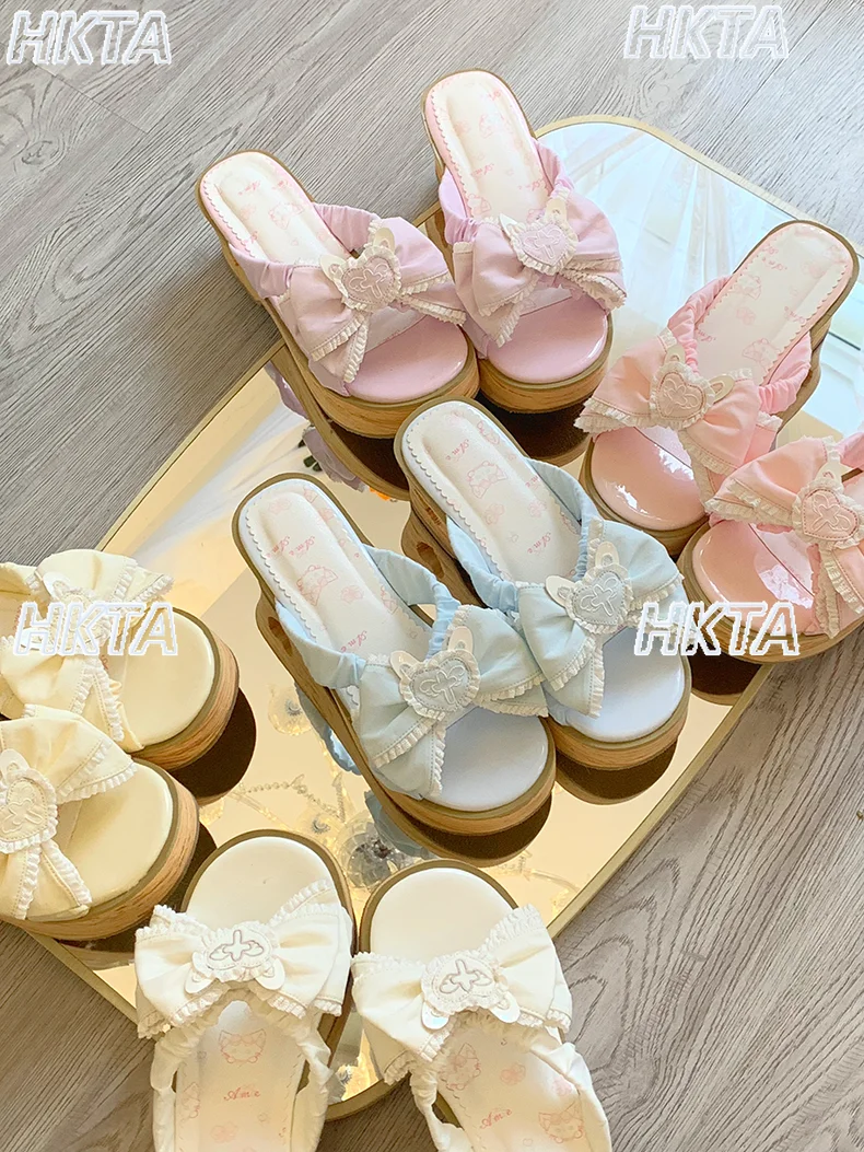 Japońskie buty Lolita damskie, – Embroidery Lace recenzja i cena