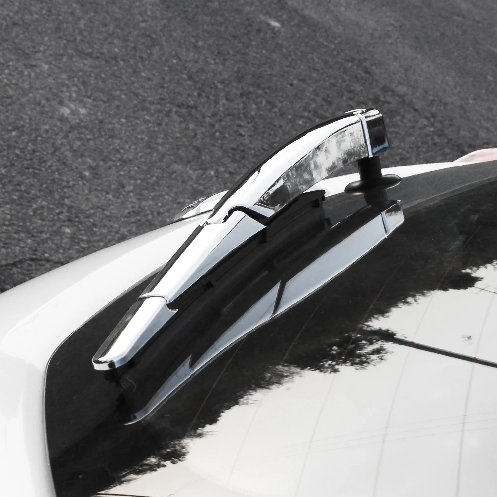 

For Nissan Kicks 2016-2022 Car Rear Window Wipers Cover Trim ABS Windshied Decoration Sticker Styling Accessories