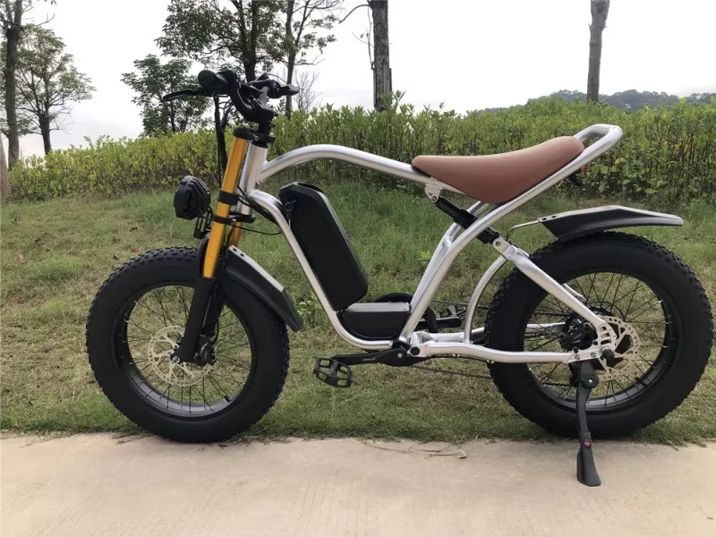 BR 2023 New Model Electric Bicycle 48V 500W Rear Hurb Brushless Motor 16AH 20*4.0 Inch Fat Bike For Men Adults Mountain Beach Eb