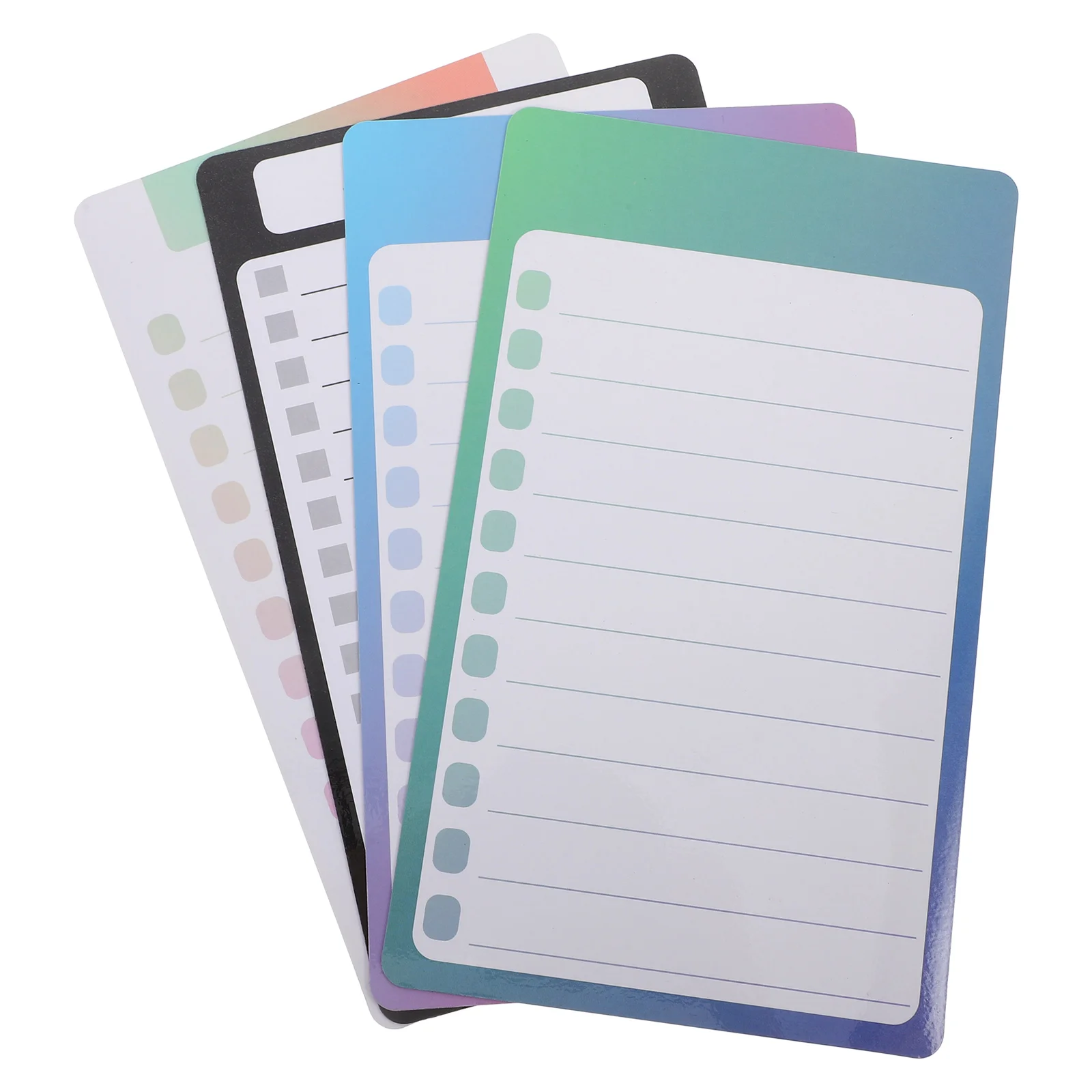 

4 Pcs Fridge Magnet Grocery List for Magnetic Notepad Small Memo Shopping The Pet