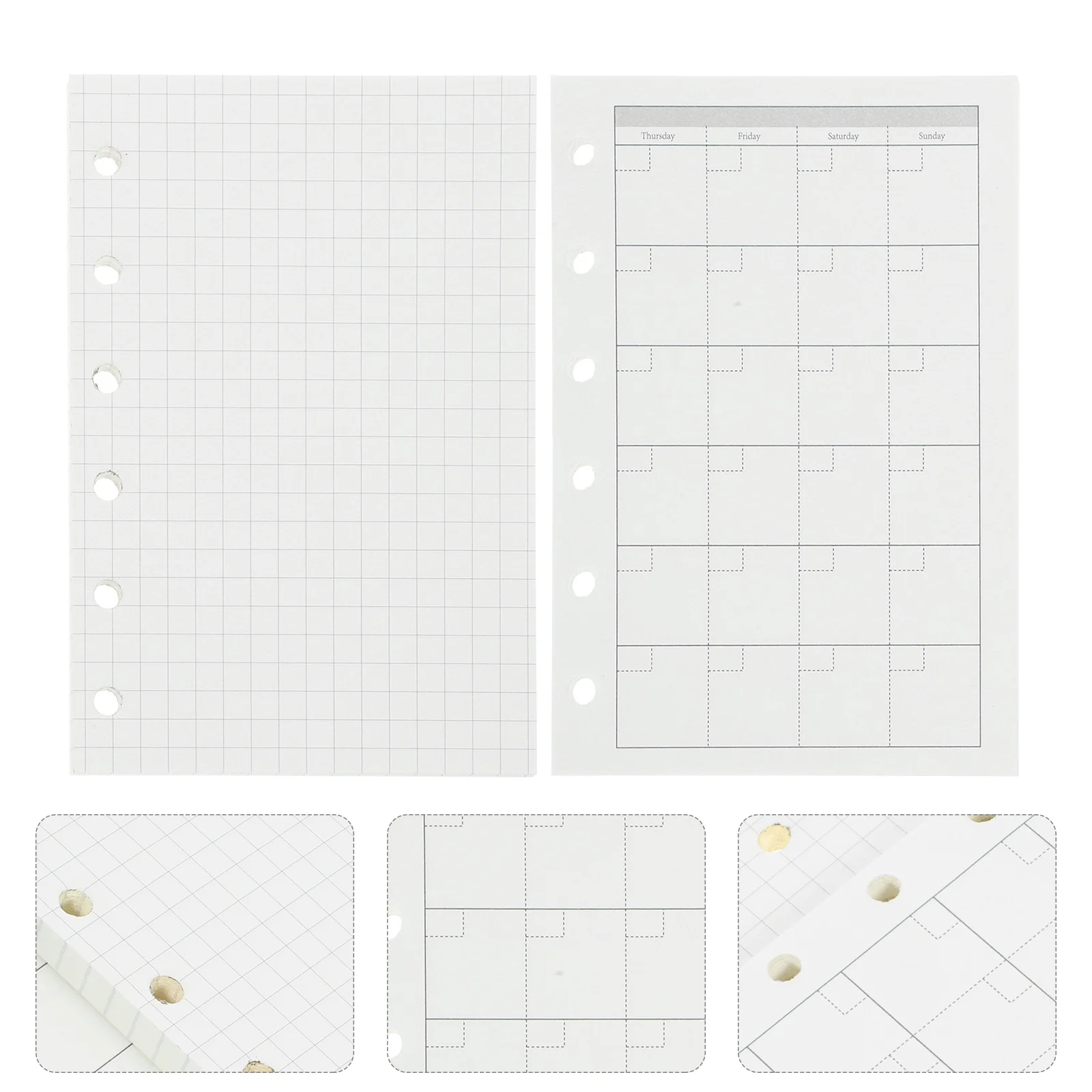 Mini classeur multifonction, petit cahier, papier de scrapbooking, bloc-notes pour étudiants, poche portable décorative