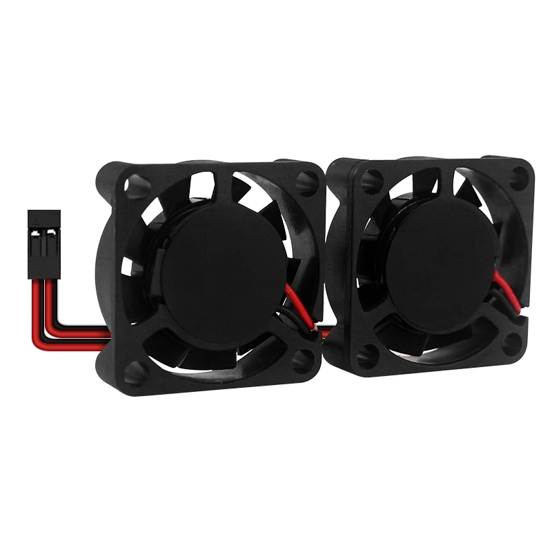 2Pcs Raspberry Pi Koelventilator Dual Radiator Fan 25X25X7Cm Borstelloze Koelventilator Voor Raspberry pi 4B 3B 3B +