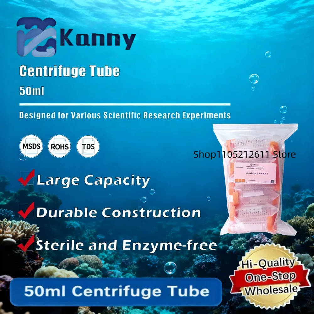 50ml Centrifuge Tube (Sterile and Enzyme-Free) for Laboratory and Research Applications Original Product