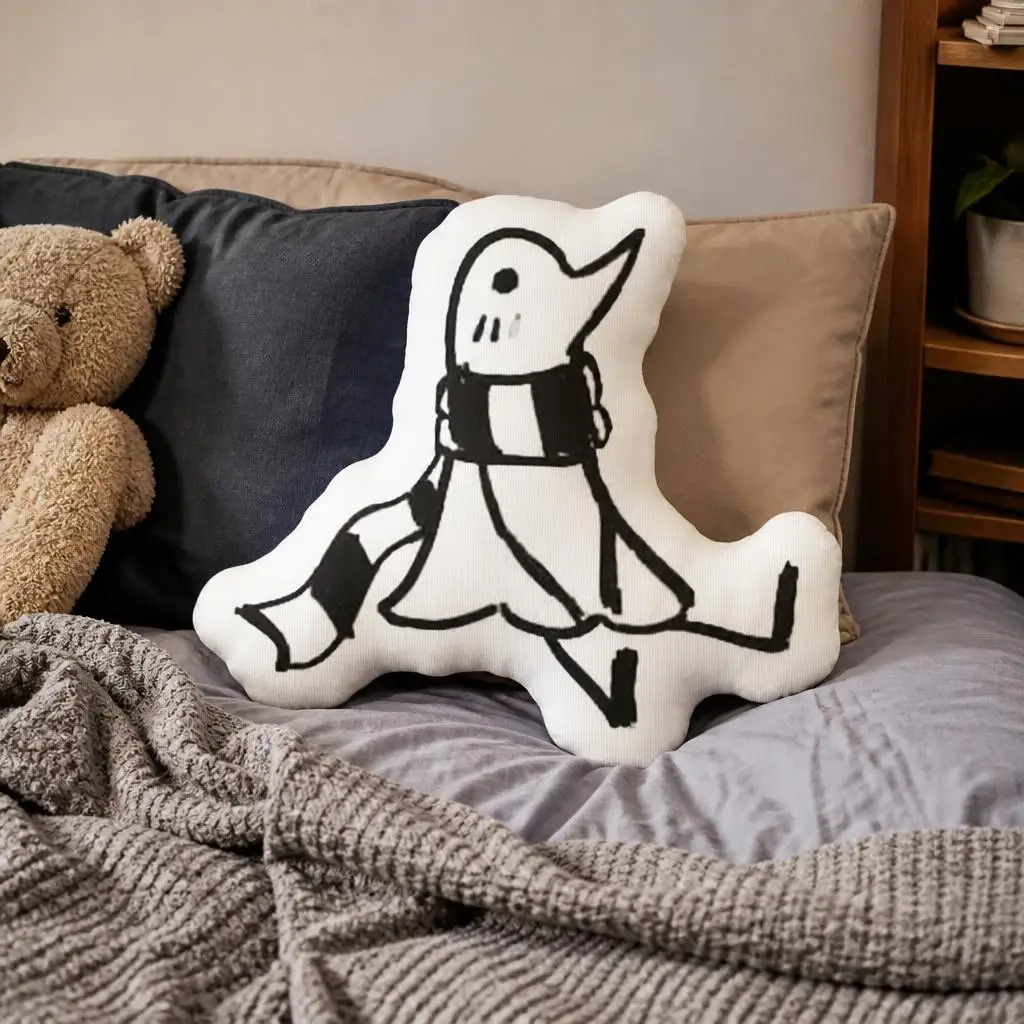 Goodnight Punpun Oyasumi Funny Pillow Cushion Irregular Stuffed Throw Pillow Home Decor Gift Sofa Bed