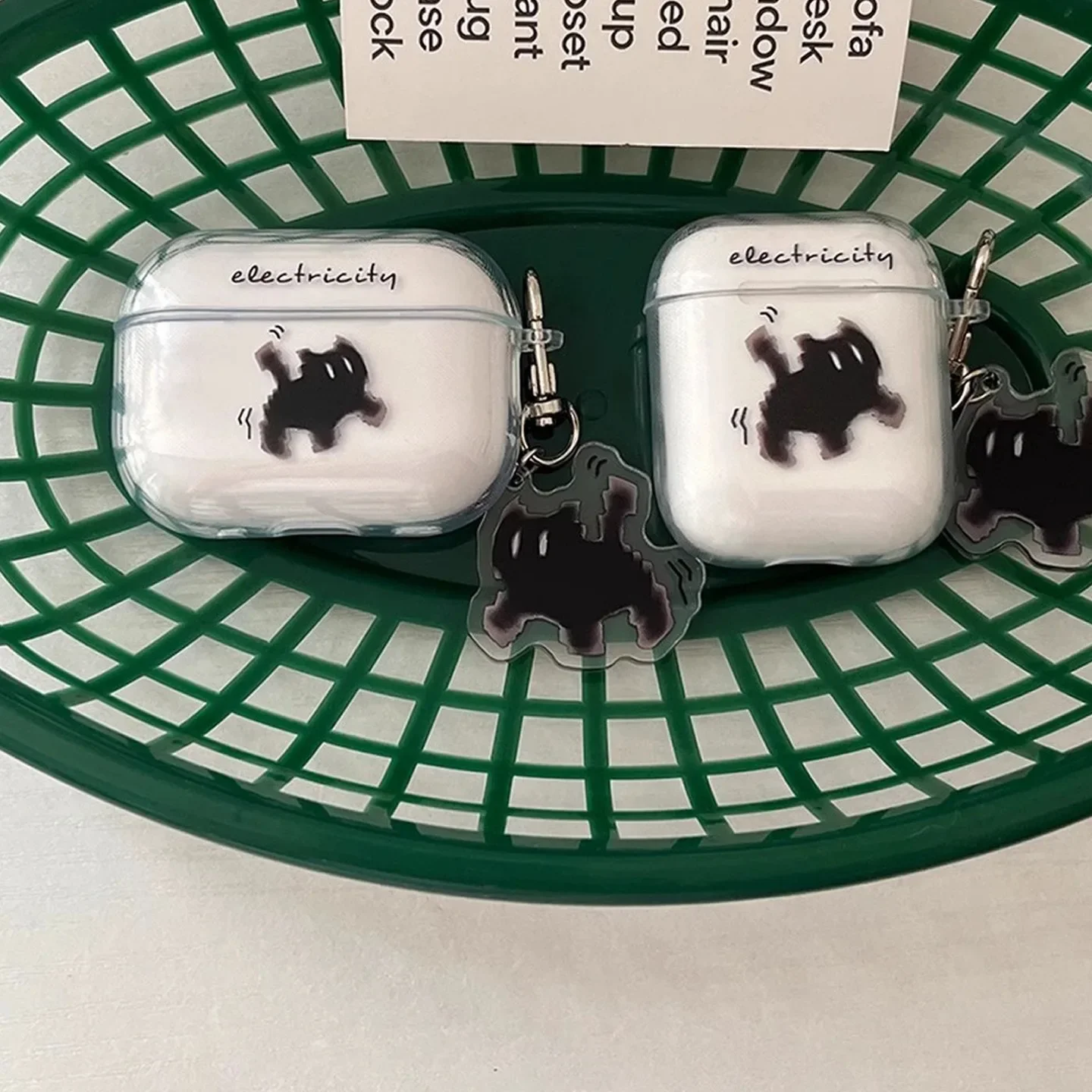 

For AirPods 4 Case Cute Funny Black Cat Cover For AirPods Pro 2 2nd 3 2 1 Generation Cases TPU Clear Headphone Coque With Hook