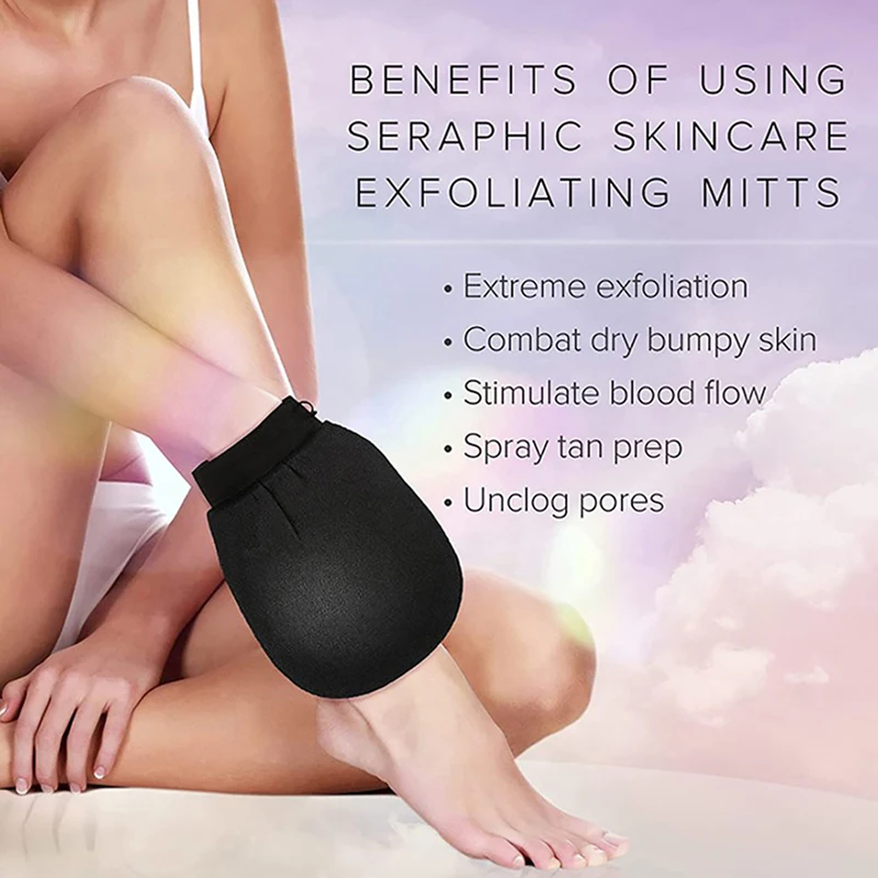 Moroccan Exfoliating Bath Glove Kessa Peeling Mitt Body Scrub Massage Towel Hammam Cleaning Skin Care Glove