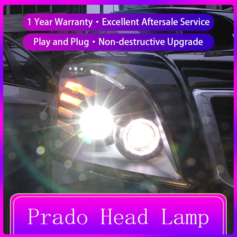 

Аксессуары для головного света для Toyota Prado LC120 новый стиль 2003-2009