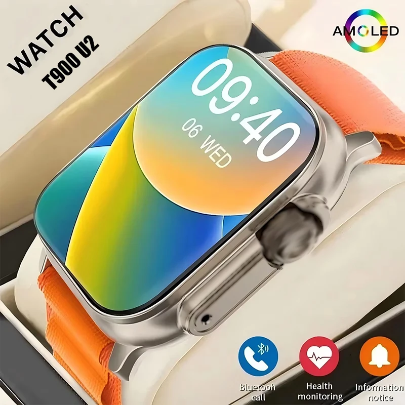 New Smartwatch Men Women 49mm Series 8 2.19"AMOLED Screen NFC Compass Waterproof IWO Ultra 2 Smart Watches 2026 For Android IOS