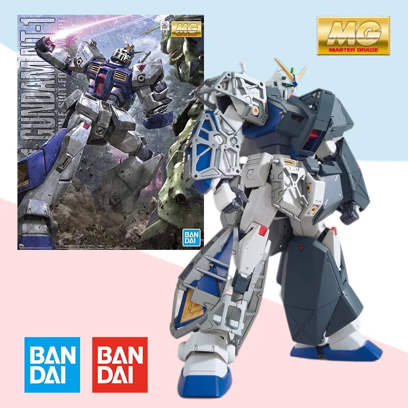 

Bandai Original box MG 1/100 MOBILE SUIT RX-78NT-1 GUNDAM NT-1 full Action Anime PVC robot model kit Assembly toy gift for kids