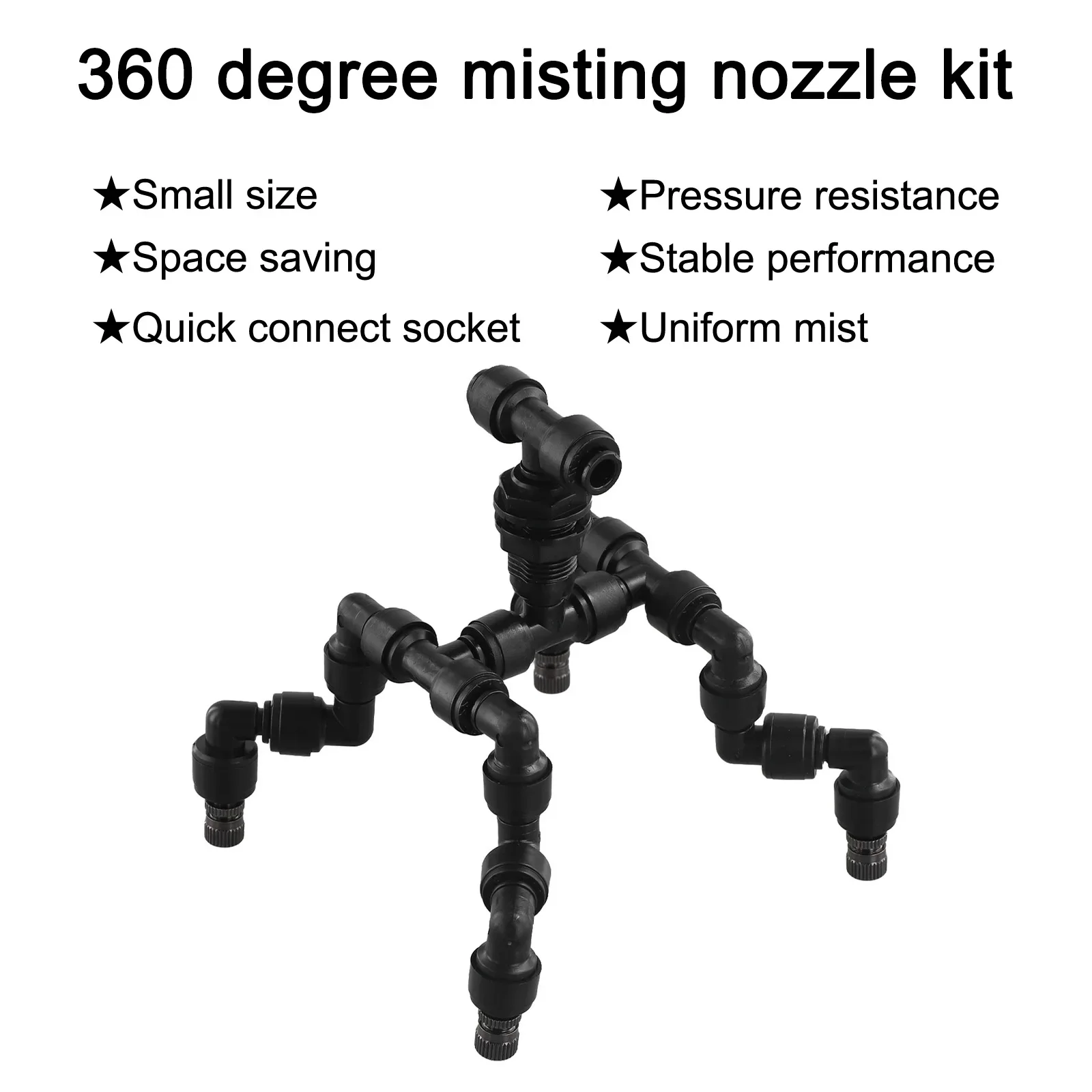 360 Rotation Adjustable Nozzle Customizable Misting Direction Efficient Humidification Atomizing Water Nozzles
