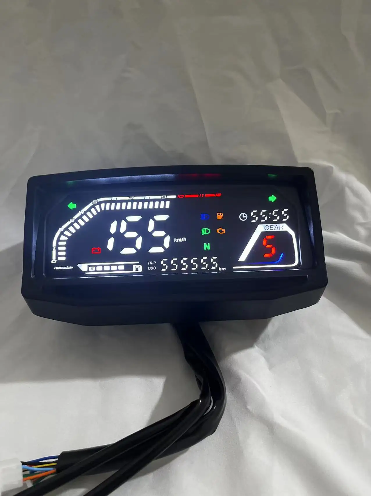 Digital Meter For Honda Gl Pro 160 Hawk Gl145 Gl160 Cb125t LED RPM Speedometer Dashboard Electronics Panel