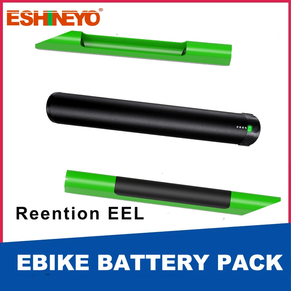 Reention EEL MINI PRO Ebike Downtube Inner Battery Pack 36V 10.4Ah 12.8Ah 14Ah 17.5Ah Electric Bike Hidden Lithium ion Batteries