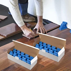 1Set Wood Floor Installation Spacer Kit Practical Durable Floor Mounting Gasket for Laminate Hardwood Flooring Tool