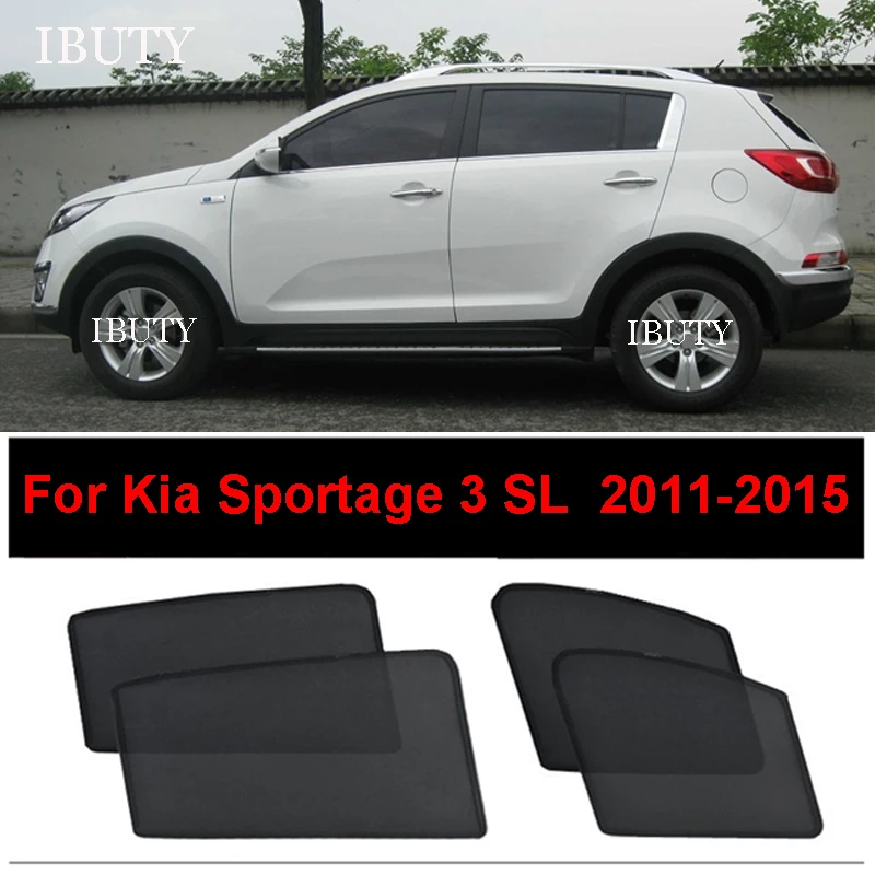 

For Kia Sportage 3 SL 2011 2012 2013 2014 2015 Magnetic Car Sunshade Visor Mesh Curtains Side Window Sun Shade UV Heat Sunshield