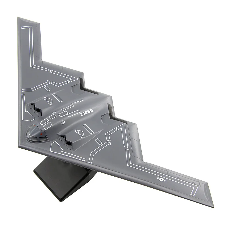 1:200 1/200 Scale US B2 B-2 1066 Spirit Stealth and Strategic Bomber Diecast Metal Airplane Plane Aircraft Model Toy