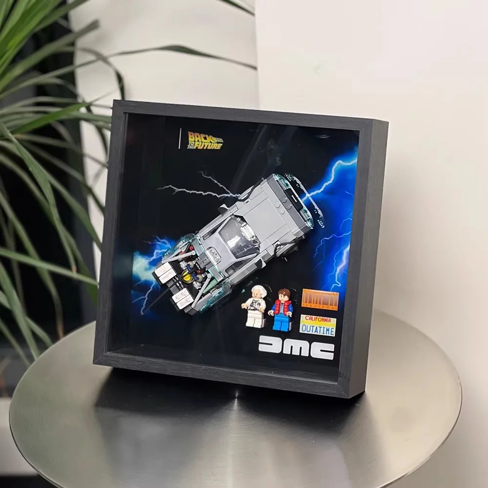 Dustproof Display Frame for Lego 2026 Speed 772 The Movie Display Case Building Block Model Car Storage Box(Excluding Lego sets)