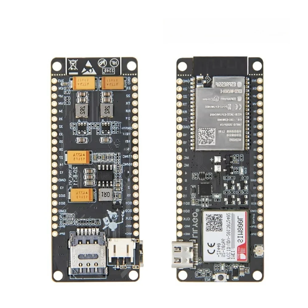 

TTGO T-Call V1.4 ESP32 Module with SIM800L 2G LTE 4MB/16MB SIM Antenna WiFi Bluetooth Development Board for Arduino
