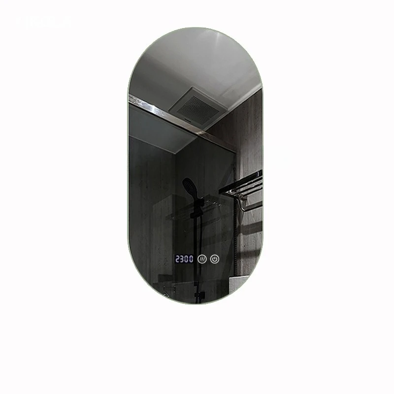 

Smart oval led bathroom mirror, luminous, bathroom bathroom wall hanging