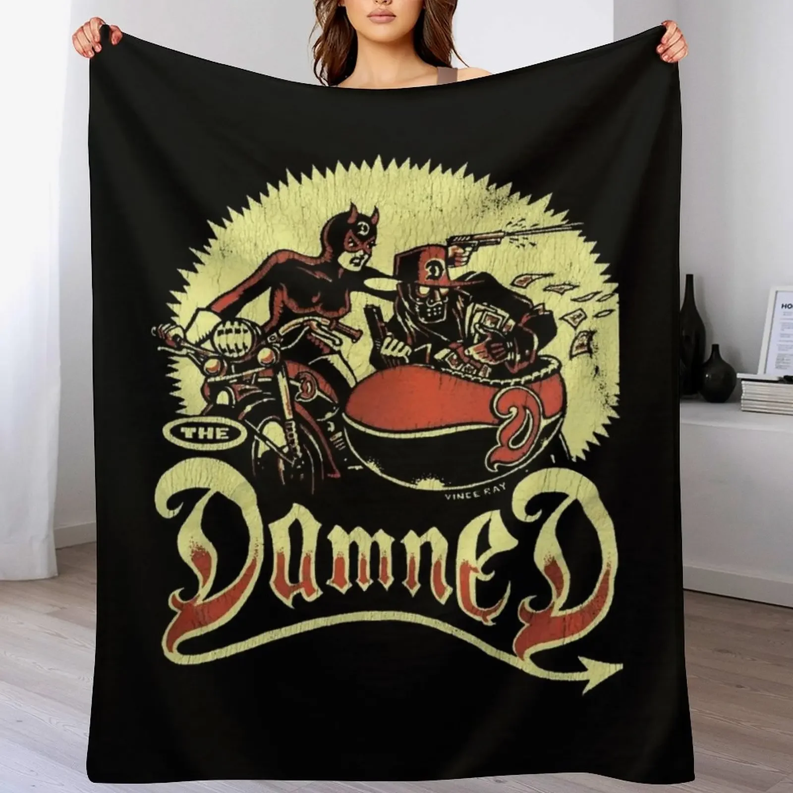 Standing On The Edge Of Tomorrow Graphic Gift Men Throw Blanket Cozy Throw Blanket for Bed Sofa Chair