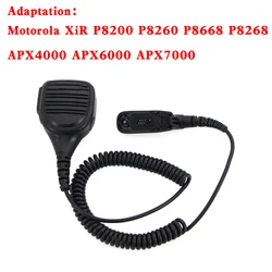 Microfone de microfone remoto portátil para Motorola, Walkie Talkie, XiR P8200, P8260, P8668, P8268, APX4000, APX6000, APX7000