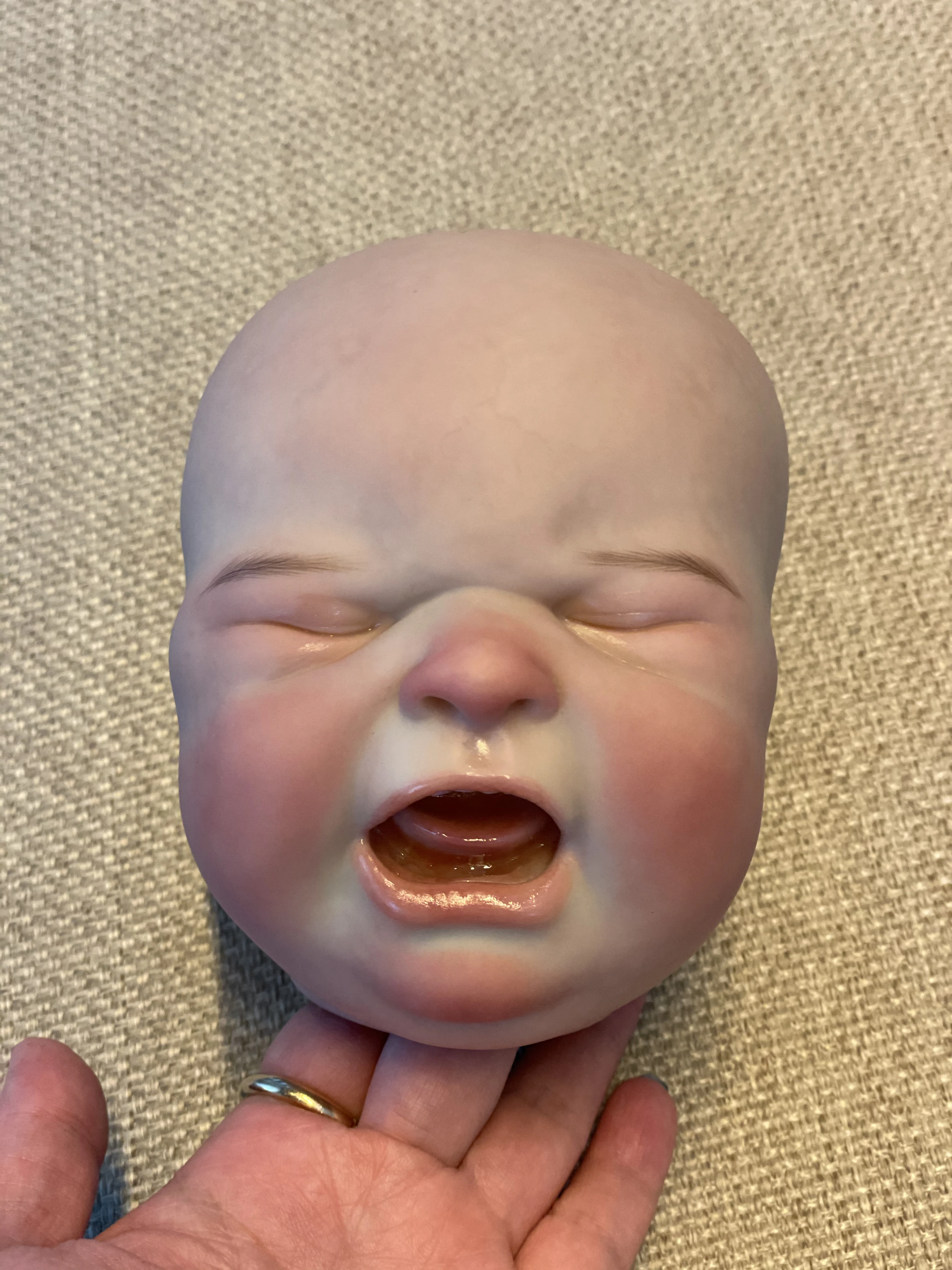 50 CM MARIA Ragazza/Bambino Con Pancia In Vinile Bebe Bambole Reborn Dipinte Neonato Kit di Bambole Per Il Regalo Del Capretto Muñecas Reborn