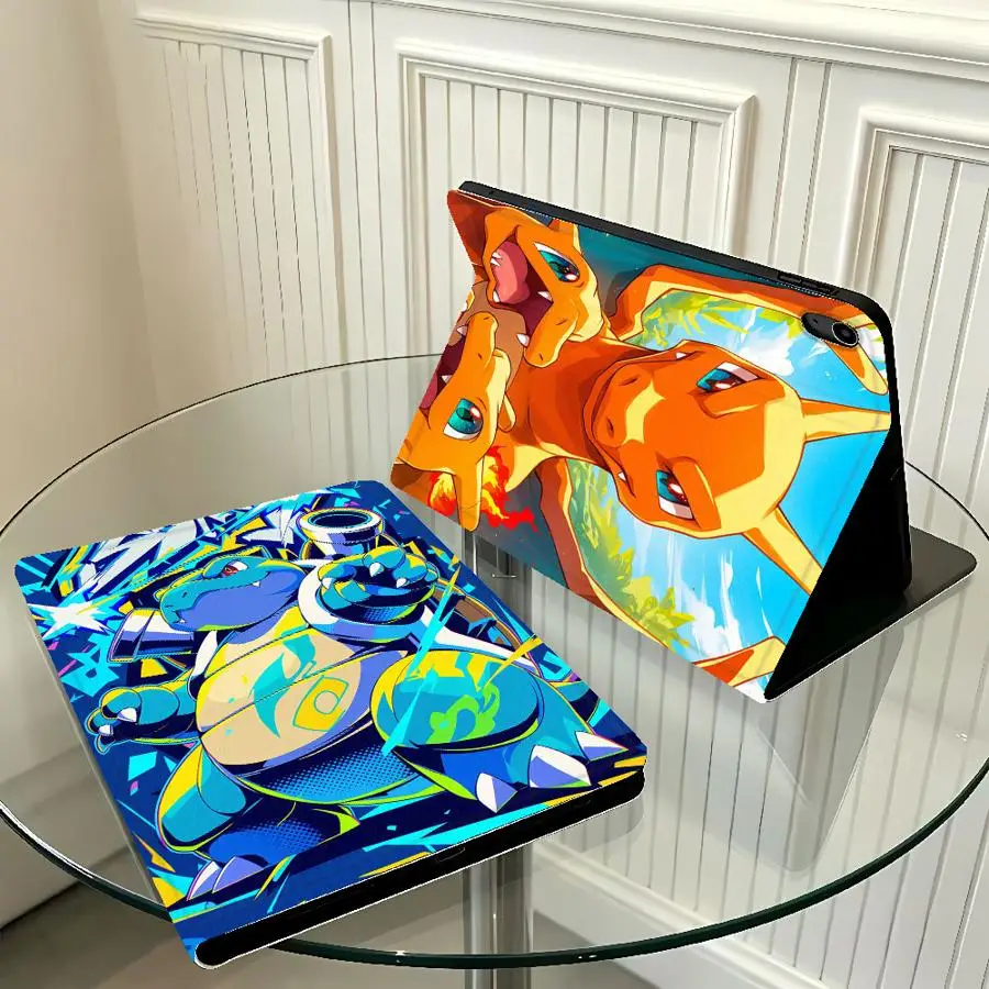 Case for Apple iPad Pro11 13 Air 11 13 M4 M3 M2 A16 2026 10th 7/8/9th With Pencil Holder Air 4/5/6th Funny Pokemons Charizards